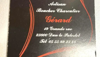 Boucherie gerard - 23800 Dun-Le-Palestel