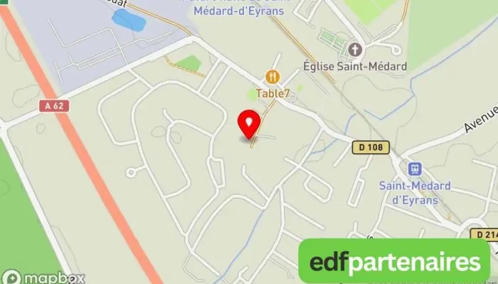 Carte - Saint-médard-d'eyrans