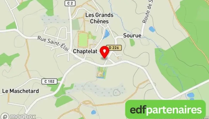 Api -    Super Superette De Chaptelat Carte - Chaptelat