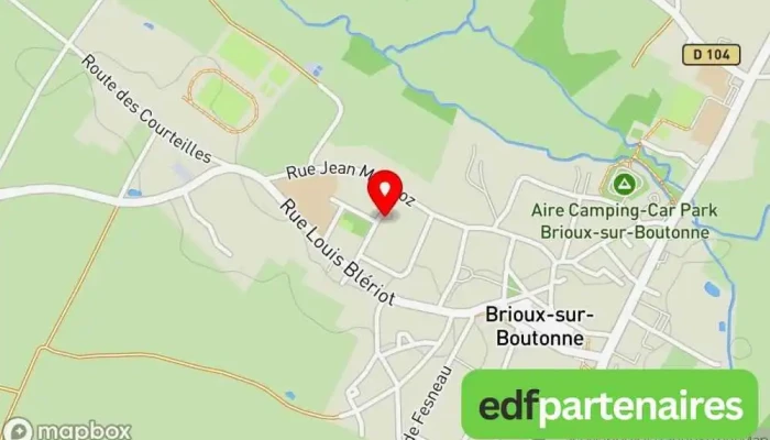 Art Sur Metaux Carte - Brioux-sur-boutonne