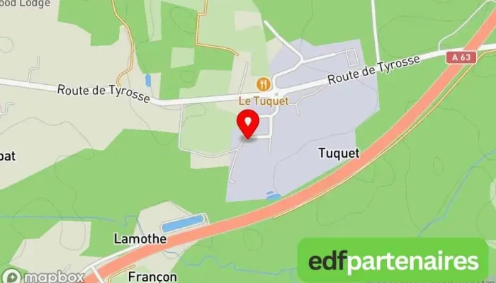 carte de Atelier d'Angresse - Fumoir artisanal Transformation du poisson, Poissonnerie à Angresse