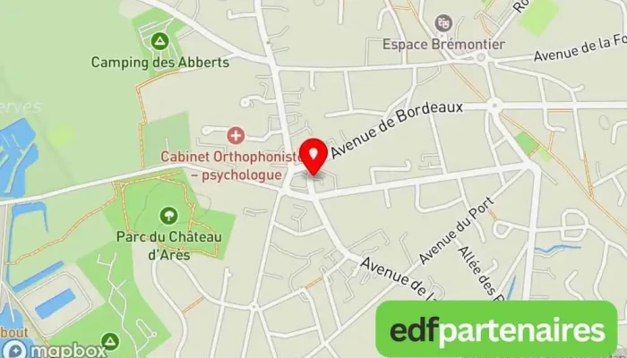 Audioprothesiste Ares   Aquitaine Audition Carte - Arès