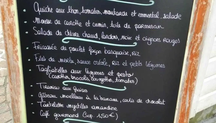 Blablathe   Restaurant Salon De The Sur Place Ou A Emporter Menu - Artix