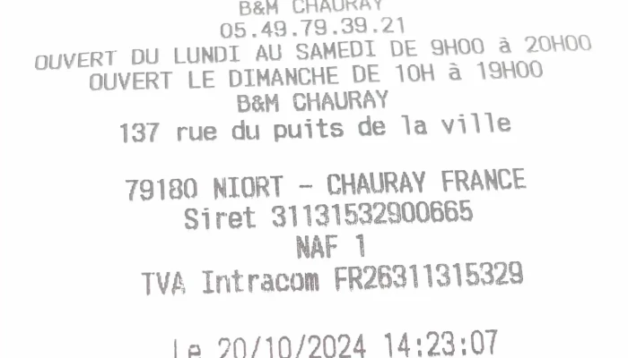 Bm Magasin Discount - Chauray