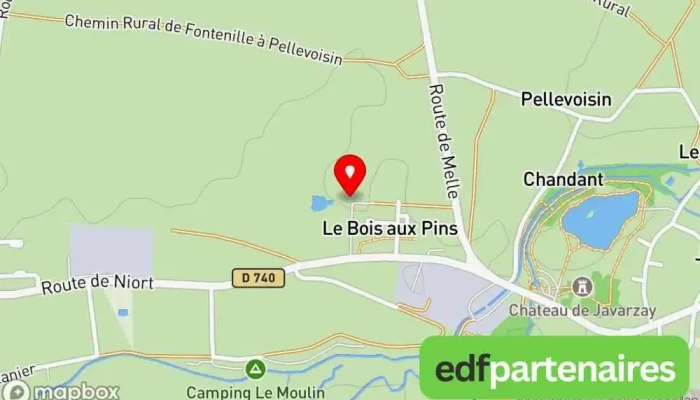 Bois Aux Pins -  Carte - Chef-boutonne