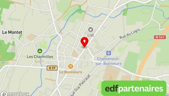 Boucherie Du Centre -  Carte - Chasseneuil-sur-bonnieure