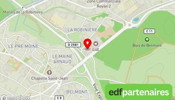 Boulanger Royan -  Carte - Royan