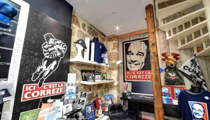 Boutique Ici Cest La Correze Vetements Cadeaux Souvenir Chirac Store Interieur - Brive