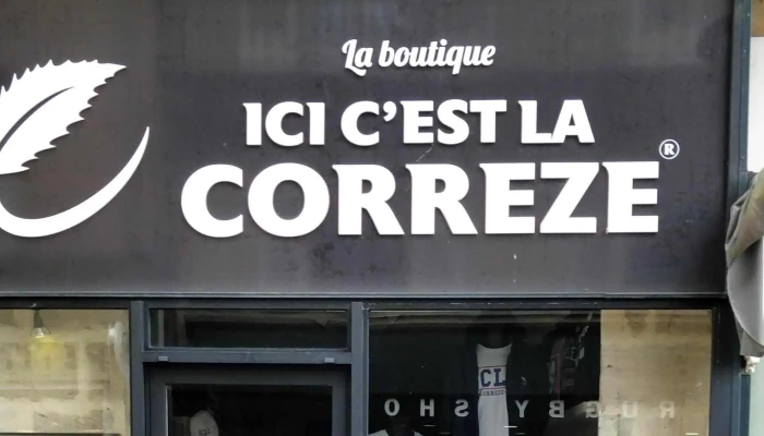 Boutique Ici Cest La Correze Vetements Cadeaux Souvenir Chirac Store Magasin De Vetements - Brive