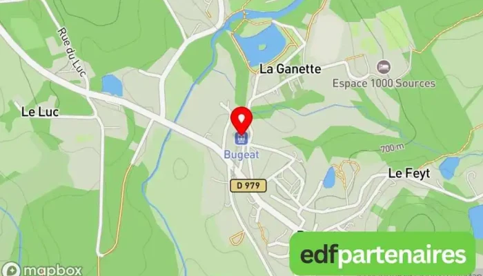 Bugeat -  Carte - Bugeat