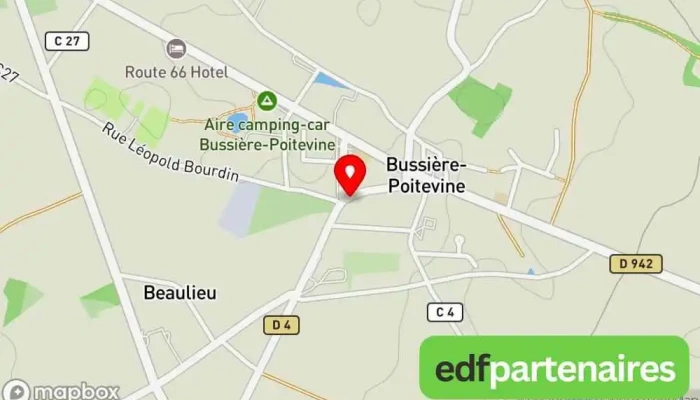 Cafe   Restaurant De La Poste Carte - Val-d'oire-et-gartempe