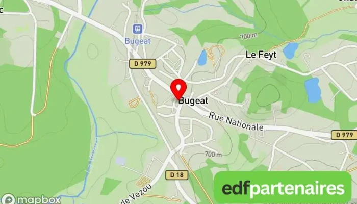 Cafe De La Place Carte - Bugeat
