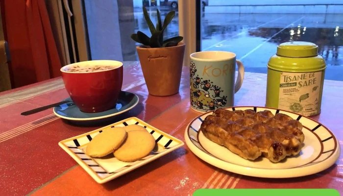 Cafe Plazan Ostatua -  Plats Et Boissons - Ascain