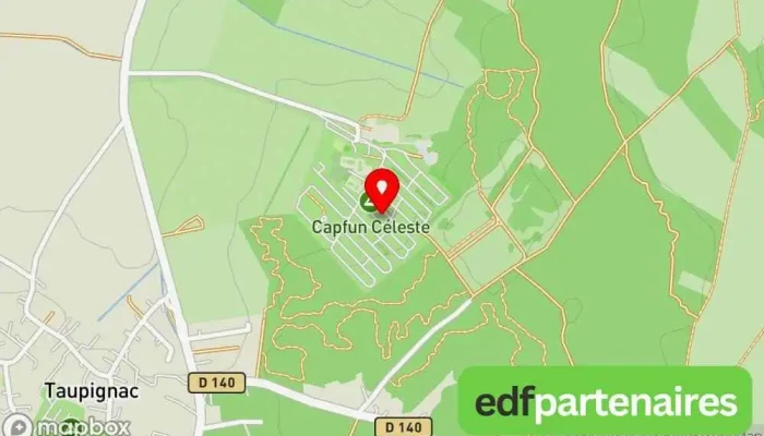 Camping Capfun -    Celeste Carte - Breuillet