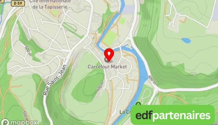 Carrefour Drive Aubusson -  Carte - Aubusson