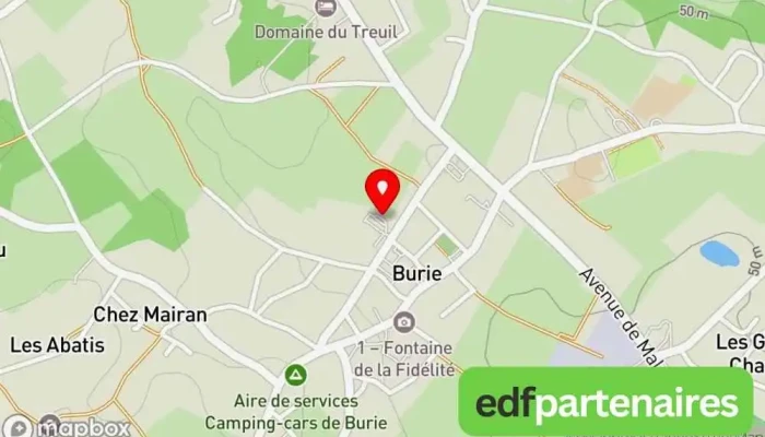 Carrefour Drive Contact Burie Goulbeneze -  Carte - Burie
