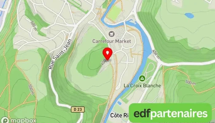 Carrefour Market Aubusson -  Carte - Aubusson