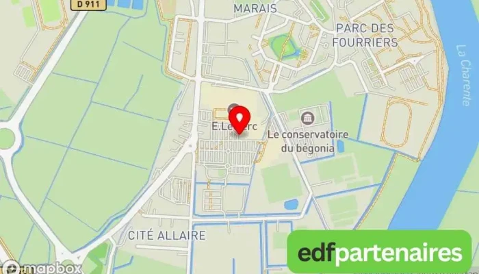 Centre Commercial De Martrou Eleclerc Carte - Rochefort