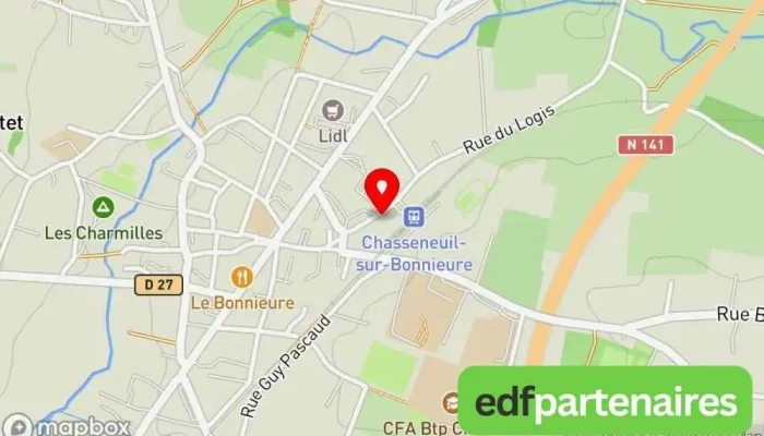 Charente Coop -  Carte - Chasseneuil-sur-bonnieure