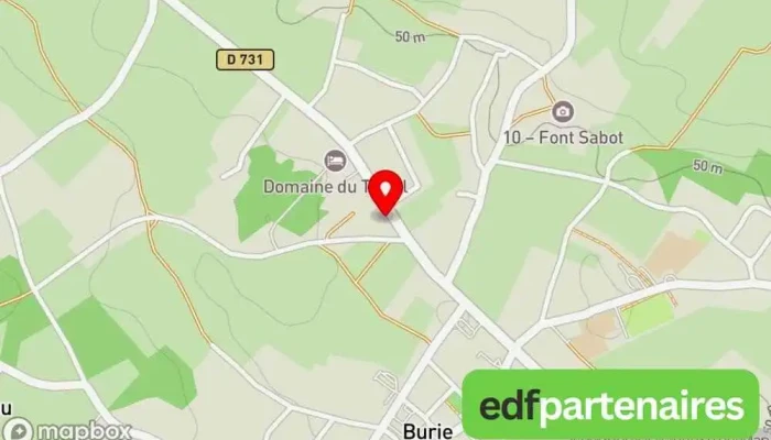 Chasseriaud -  Carte - Burie
