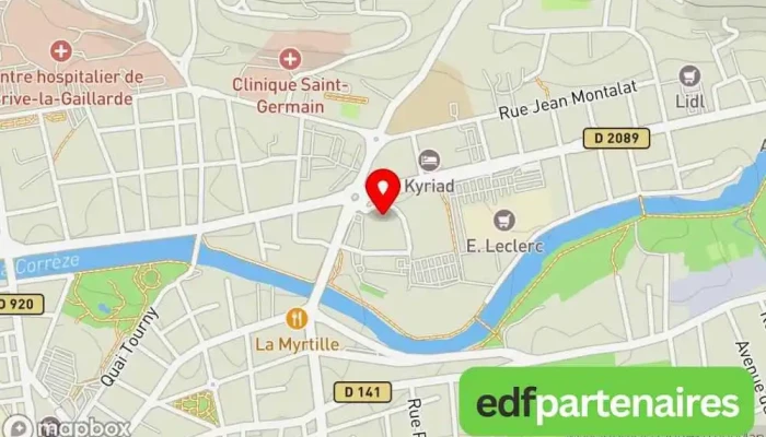 Cinema Cgr Brive La Gaillarde Carte - Brive-la-gaillarde