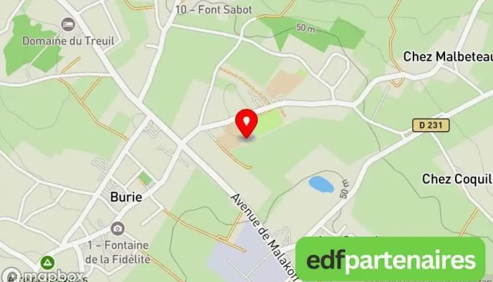 Complexe Sportif De Burie -  Carte - Burie
