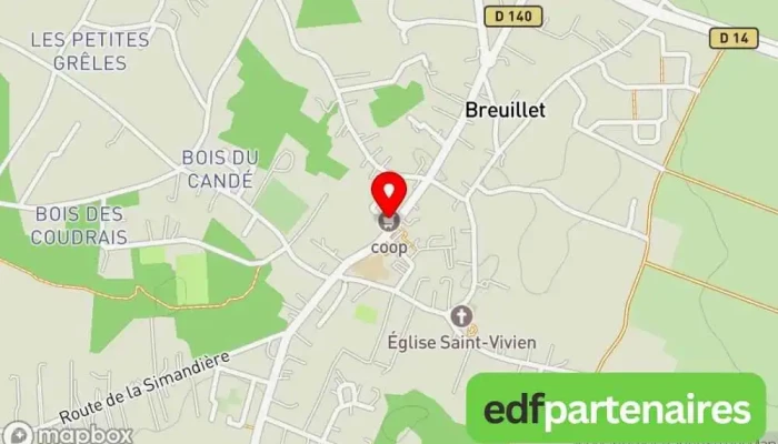Coop -  Carte - Breuillet