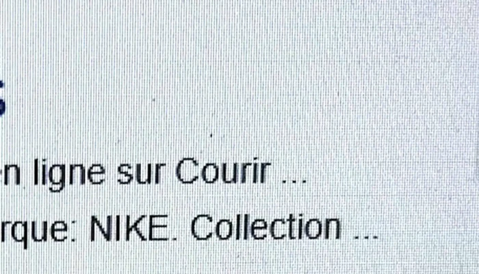 Courir -  Emplacement - Chauray