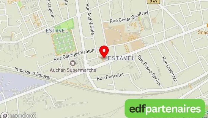 Delzongle Brive -  Carte - Brive-la-gaillarde