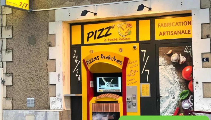 Distributeur à pizzas Iteuil 24/24 et 7/7 Pizz’à toute heure - 86240 Iteuil