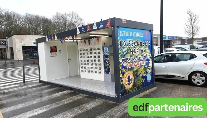Distributeur automatique poissonnerie marty - France