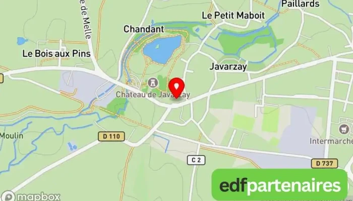 Eglise Saint Chartier Chef Boutonne   Paroisse St Junien En Mellois Carte - Chef-boutonne