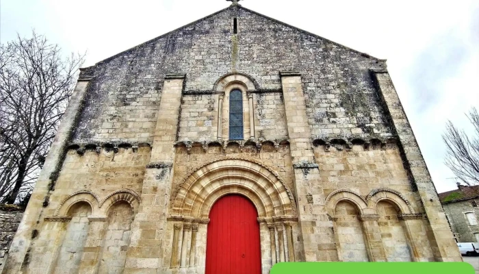 Eglise Saint Chartier Chef Boutonne   Paroisse St Junien En Mellois Eglise - Chef-boutonne