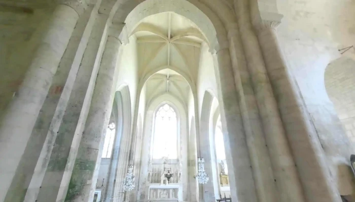 Eglise Saint Chartier Chef Boutonne   Paroisse St Junien En Mellois Street View Et 360deg - Chef-boutonne
