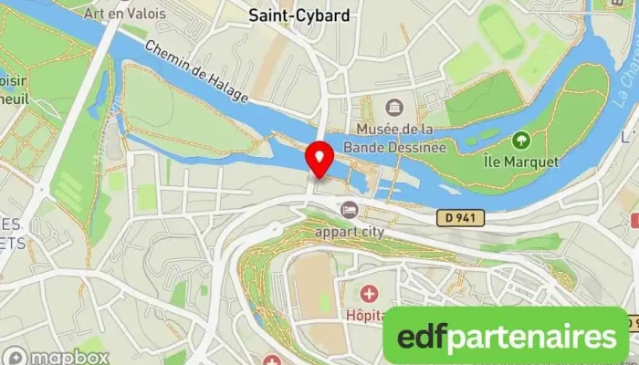 carte de Épicerie solidaire des étudiants Épicerie à Angoulême