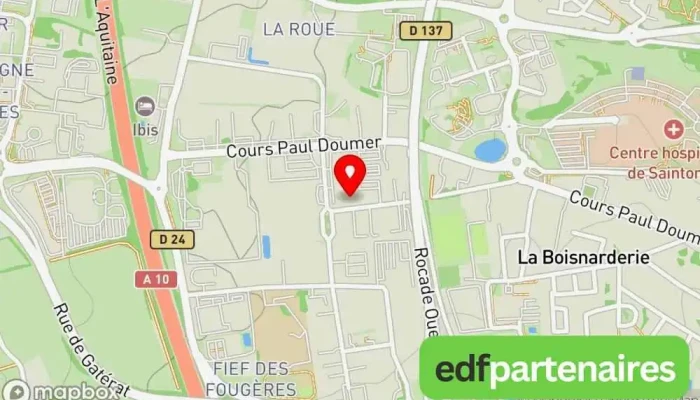 Euromaster Saintes -  Carte - Saintes