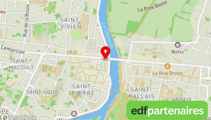 Galeries Lafayette Saintes -  Carte - Saintes