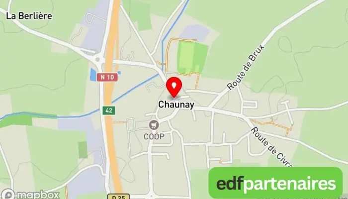 Garandeau Freres -  Carte - Chaunay