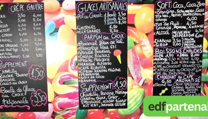 Gominola -  Menu - La Tremblade