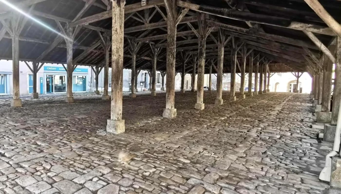 Halles De Charroux -  Emplacement - Charroux