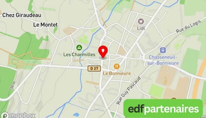 Henriques Orlando -  Carte - Chasseneuil-sur-bonnieure