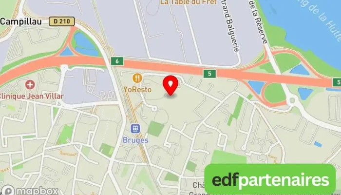 Homebox Bordeaux Bruges -  Carte - Bruges