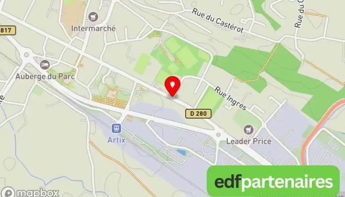 carte de Hotel Restaurand Lou Rega Hôtel à Artix