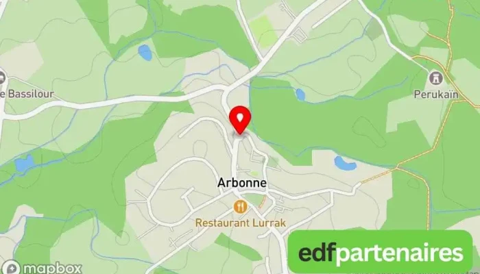 carte de Ibarra Laurent Paysagiste à Arbonne