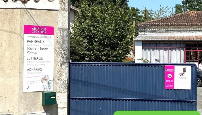 Imprimerie Joulé Anis Pub Création - 16230 Mansle-Les-Fontaines