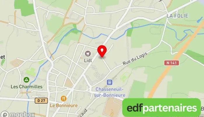 Intermarche Station Service Chasseneuil Sur Bonnieure Carte - Chasseneuil-sur-bonnieure