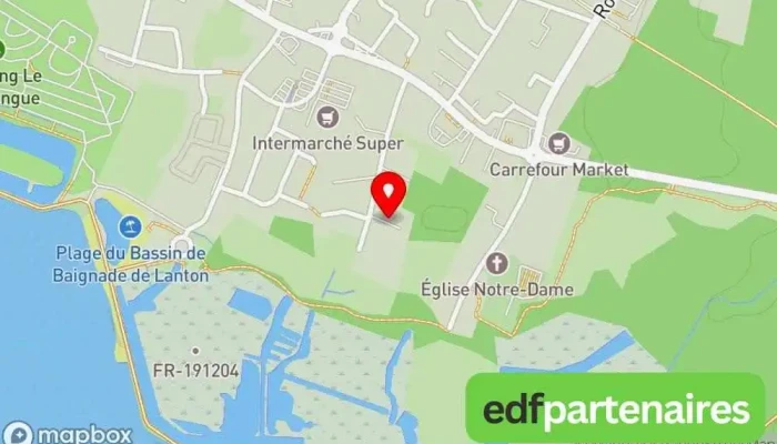 Intermarche Station Service Lanton Carte - Lanton