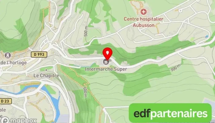 Intermarche Super Aubusson Carte - Aubusson