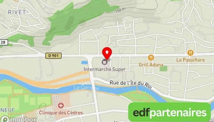 Intermarche Super Brive Carte - Brive-la-gaillarde