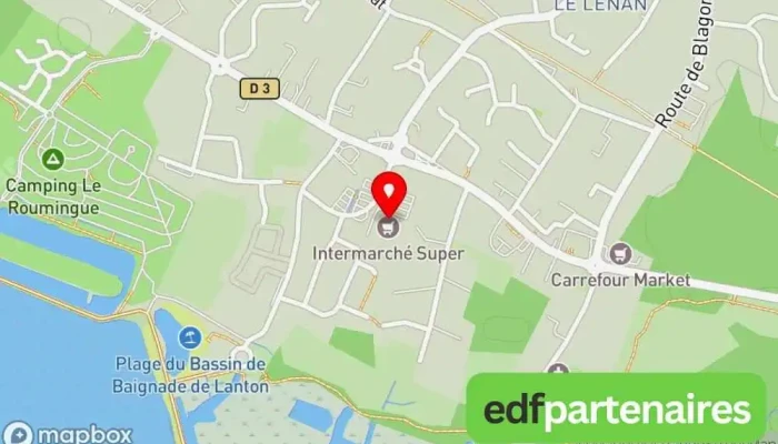 Intermarche Super Lanton Carte - Lanton